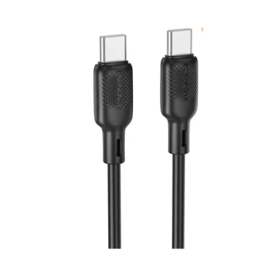 CABLU alimentare si date Borofone "BX113", Fast Charging Data Cable pt. smartphone, USB Type-C la USB Type-C, 60W 3A, 3m, negru "6941991115561"