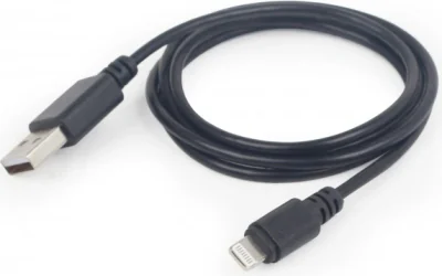 GEMBIRD CC-USB2-AMLM-2M USB data sync and charging 8-pin cable 2m black