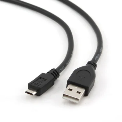 GEMBIRD CCP-MUSB2-AMBM-10 micro USB cable 2.0 AM-MBM5P black 3m