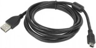 GEMBIRD CCF-USB2-AM5P-6 USB 2.0 A- MINI 5PM 1.8m cable with ferrite core