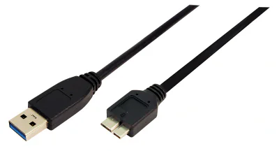 CABLU alimentare si date LOGILINK, USB 3.0 (T) la Micro-USB 3.0 (M), 1m, negru, "CU0026"