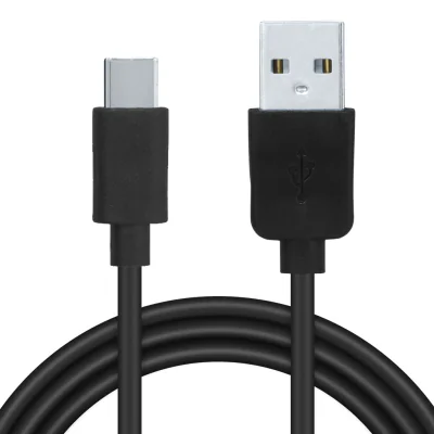 CABLU alimentare si date SPACER, pt. smartphone, USB 2.0 (T) la Type-C(T), PVC,2.1A,Retail pack, 1.8m, alb, "SPDC-TYPEC-PVC-W-1.8"