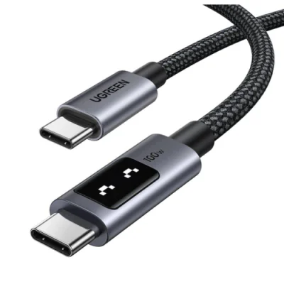 Cablu USB-C - USB-C UGREEN 35512, 2 metri, USB C tată - USB C tată