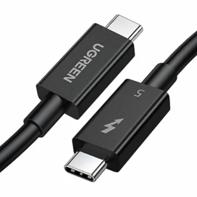 CABLU alimentare si date Ugreen "L703", Fast Charging Data Cable pt. smartphone, thunderbolt 5 120Gbps/240W, USB Type-C la USB 1m, negru "45996"