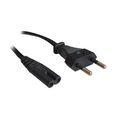 CABLU alimentare Spacer casetofon, 1.8m, intrare Euro plug, iesire C7, 10A, negru, "SPPW-EUPG-C7-10A-1.8"