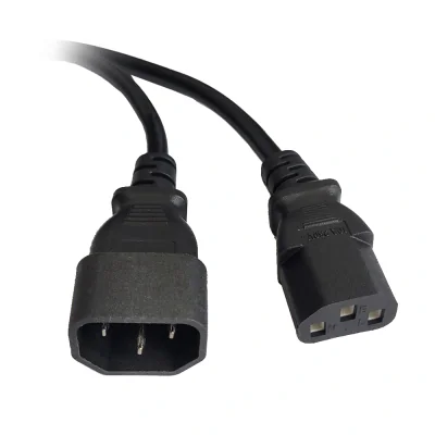 CABLU alimentare Spacer prelungitor, 1.8m, intrare C14, iesire C13, 10A, negru, "SPPW-C14-C13-10A-1.8"