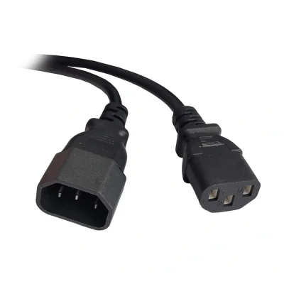 CABLU alimentare Spacer prelungitor, 1.8m, intrare C14, iesire C13, 6A, negru, "SPPW-C14-C13-6A-1.8"