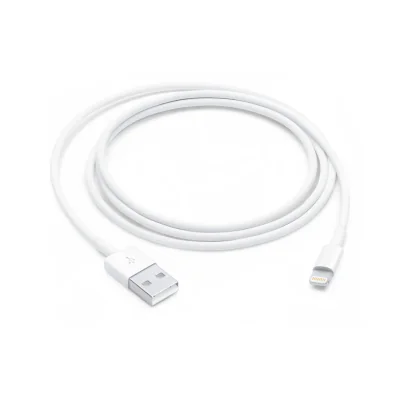 Cablu APPLE MUQW3ZM/A, 1 m, Lightning male - USB A male, White
