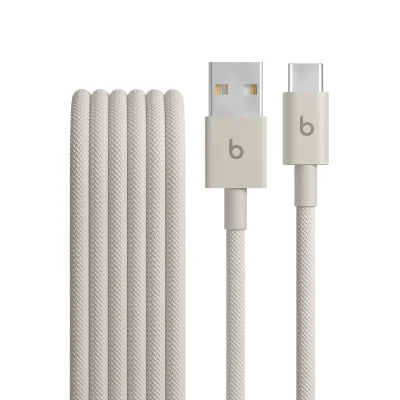 Cablu Beats USB-A la USB-C, împletit, 1,5 m, Surge Stone