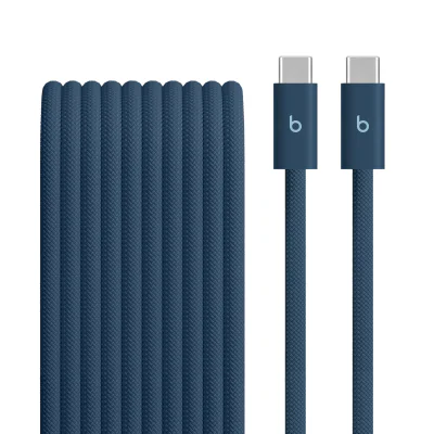 Cablu Beats USB-C la USB-C, 240 W, împletit, 3 m, Nitro Navy