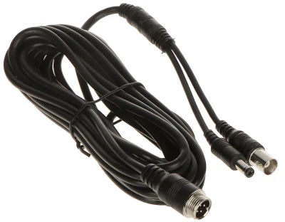 Cablu BNC + alimentare 2,1/5,5 mm - M12 AUTONE ATE-AVIA/AHD-5M, 5 m