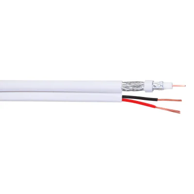 Cablu CCTV DAHUA PFM941I-RG59N/21-100-WHITE, RG59 + 2 x 0,75 mm², rolă 100 m