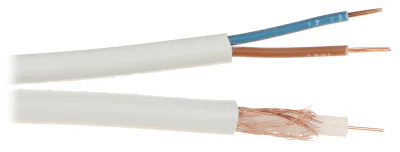 Cablu CCTV Mercor YAP-2X0.5, coaxial YAP + 2 x 0,5, rolă 100 m