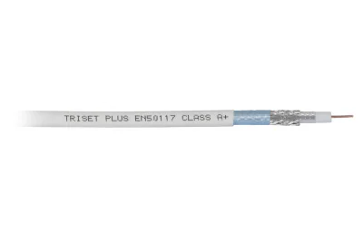 Cablu coaxial TRISET TRISET-PLUS, clasa Dca, LSZH, rolă 100 m