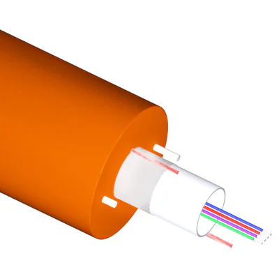 Cablu cu fibră optică FIBERTECHNIC DAC-4J/9/125/G.652D/4KN, 4 fibre monomod 9/125, G.652D