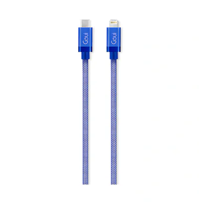 Cablu Date si Incarcare USB Type-C la Lightning Metallic, 1 m, G-METALLICC94B, Alb