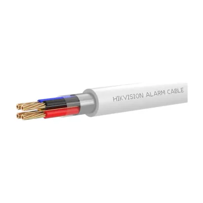 Cablu de alarmă 4 fire 4 × 0,22 mm², 100 metri HIKVISION DS-1AC4APL1, LSZH, CPR Eca