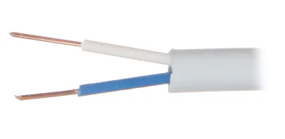 Cablu de alarmă Mercor YTDY-2X0.5, 2 x Ø 0,5 mm, conductor Cu, mantă PVC, alb, rolă 100 m