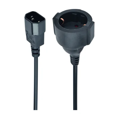 Cablu de alimentare GEMBIRD Cablu alimentare Gembird, 0,15 m, C14 coupler male - female, Black