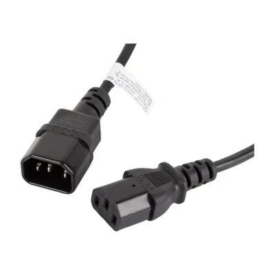 Cablu de alimentare Lanberg IEC 320 C13->C14, 1,8 metri, negru, 10 A