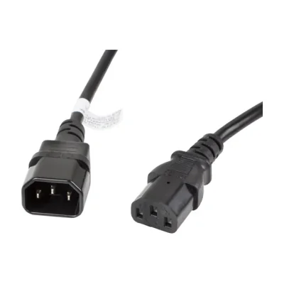 Cablu de alimentare Lanberg IEC 320 C13->C14, 3 metri, VDE, negru
