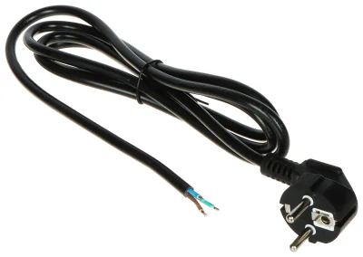 Cablu de alimentare POS POSAC-16/7/7L-18B, ștecăr unghiular, 1,8 m, 3 x 1 mm²