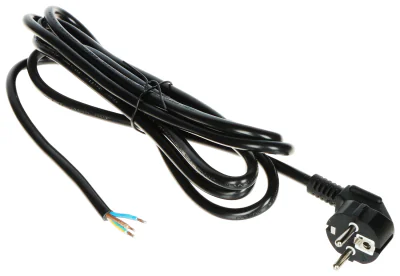 Cablu de alimentare POS POSAC-16/7/7L-30B, ștecăr unghiular, 3 m, 3 x 1,5 mm²