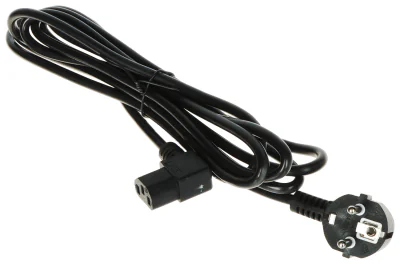 Cablu de alimentare POS POSAC-C13L-EUL30, ștecăr unghiular, 3 m, 3 x 1 mm²