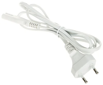 Cablu de alimentare POS POSAC-C7EU12WH, CEE 7/16 - IEC C7, 1,2 m, 2 x 0,5 mm²