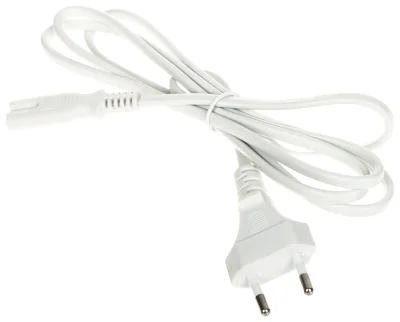 Cablu de alimentare POS POSAC-C7EU18WH, CEE 7/16 - IEC C7, 1,8 m, 2 x 0,75 mm²