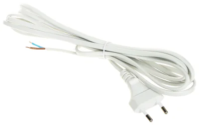 Cablu de alimentare POS POSAC-CEE7/16WH30, CEE 7/16, 3 m, 2 x 0,75 mm²
