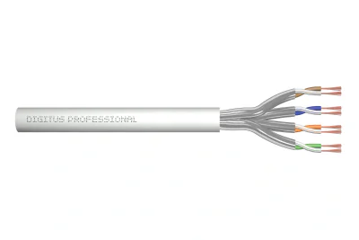 Cablu de retea, Digitus, CAT6A, U-FTP, Lungime 100 m, Gri "DK-1623-A-P-1"
