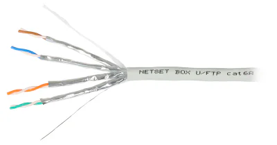 Cablu de rețea U/FTP cat. 6A NETSET U/FTP/K6A/500M/SET, 500 m, B2ca