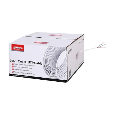 Cablu de rețea U/UTP Cat5e DAHUA DH-PFM920I-5EU-C, rolă 305 m, CPR Eca