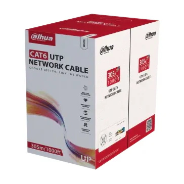 Cablu de rețea U/UTP Cat6 DAHUA DH-PFM920I-6UN-C, rolă 305 m
