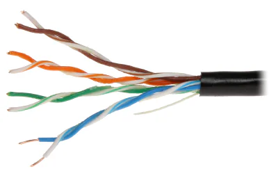 Cablu de rețea UTP cat. 5e geluit CONOTECH UTP/K5/305M/ZEL/CON, 305 m