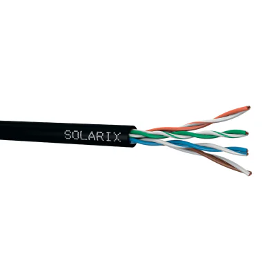 Cablu de rețea UTP cat. 5e SOLARIX SXKD-5E-UTP-PE, 305 m