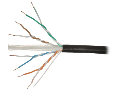 Cablu de rețea UTP cat. 6 NETSET UTP/K6/500M/ZEL, 500 m