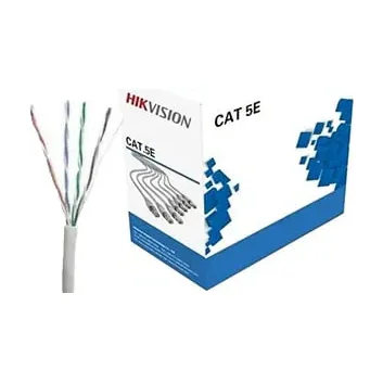 Cablu de rețea UTP CAT5E 305 m, cupru masiv 0.45 mm, CMX HIKVISION DS-1LN5E-E/E, Grey
