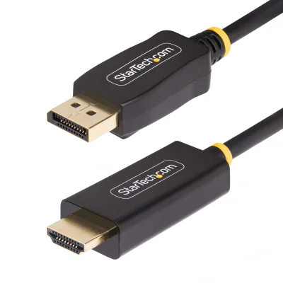 Cablu DisplayPort HDMI STARTECH 2 metri-DP-HDMI-4K60-HDR, 2.0b, 2 metri, DisplayPort tată - HDMI Tip A (Standard) tată