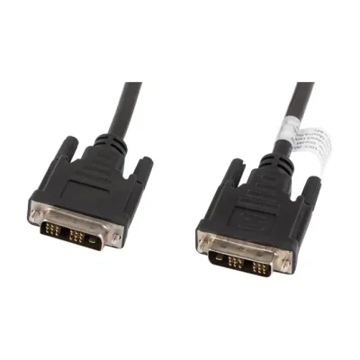 Cablu DVI-D(M)(18+1) - DVI-D(M)(18+1) Lanberg 3 metri, Single Link, negru