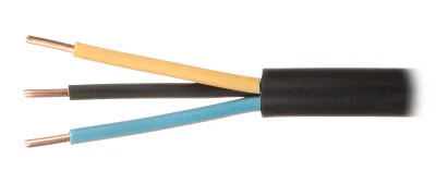 Cablu electric Mercor YKY-3X2.5, 3 x 2,5 mm², conductor Cu, negru, 0,6/1 kV, rolă 100 m