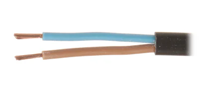 Cablu electric plat Mercor OMYP-2X0.75/B, 2 x 0,75 mm², conductor Cu, negru, 300/300 V, rolă 100 m