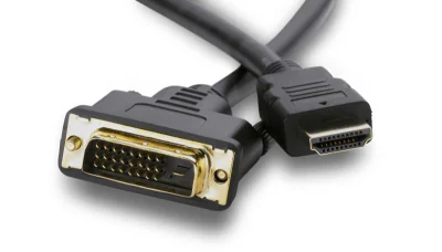 AG Neovo CB-01, 1.8 m, HDMI, DVI-D, Gold, 1920 x 1080 pixels, Black