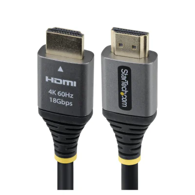 Cablu HDMI - HDMI STARTECH HDMMV5F, 2.0, Folie de aluminiu milar, 1,5 metri, HDMI Tip A (Standard) tată - HDMI Tip A (Standard) tată