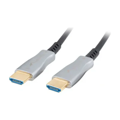 Cablu HDMI Lanberg M/M v2.0, 10 metri, optic, negru, AOC