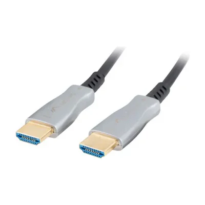 Cablu HDMI Lanberg M/M v2.0, optic AOC, 4K, 20 metri, negru