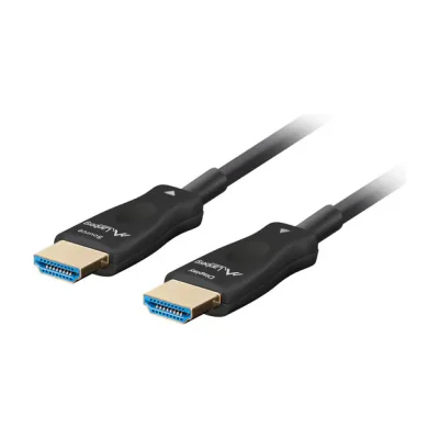 Cablu HDMI Lanberg tată-tată v2.1, 10 metri, optic AOC, negru