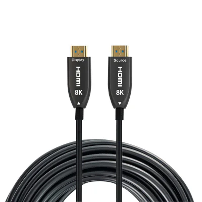 Cablu HDMI prin fibra optica, AOC, V2.1, tata-tata, 8K@60hz, HDCP 2.2, EDID, 10M - Nexio "NX-VN-HD66-10M"