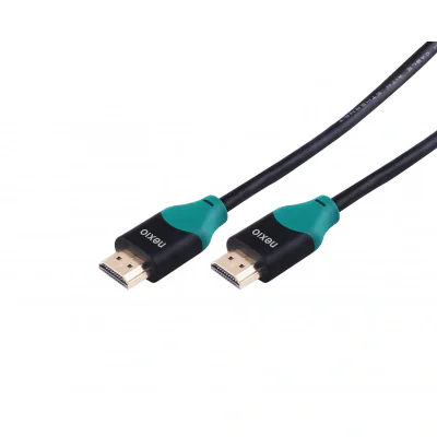 Cablu HDMI, V2.0, tata-tata, 4K@60hz, 1080P, High Speed Ethernet, contacte aurite, 20m, Negru, Nexio "NX-VN-HD40-20M"